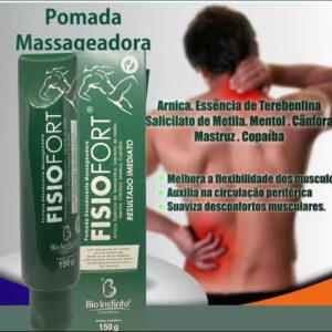 12 Unid Pomada Fisiofort 150grs Bio Instinto