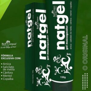 12 Unid Gel Massageador Natgel 150grs Bell Corpus