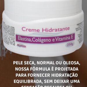 12 Unid Creme Hidratante de Colágeno Elastina e Vitamina E Alquimia 250grs