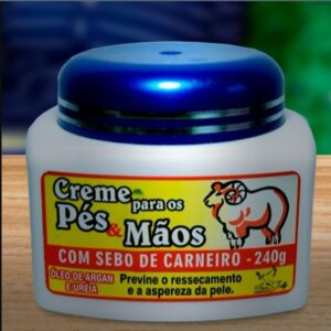 12 Unid Creme Para Pés E Mãos Sebo De Carneiro San Jully