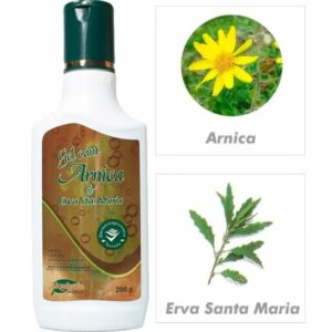 12 Unid Gel Massagem Arnica E Erva Santa Maria Alquimia