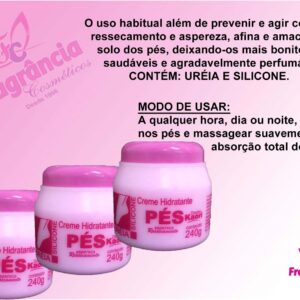 12 Unid Creme Hidratante Pés Kaori 240 grs