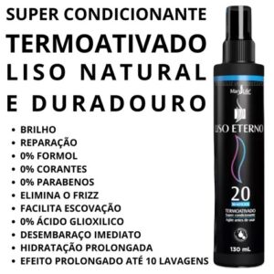 12 Unid Leave-in Uso Eterno 20 Benefícios Mary Life 130ml