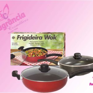 Frigideira Wok Antiaderente Vieggio nº28 Com Cabo